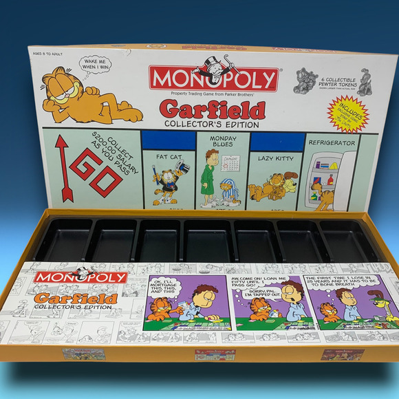 Vintage Garfield Monopoly Game Collector's Edition 25th Anniversary Complete - Picture 6 of 7